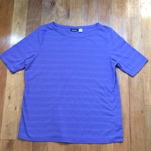 2 FOR $12 Periwinkle Textured Tee